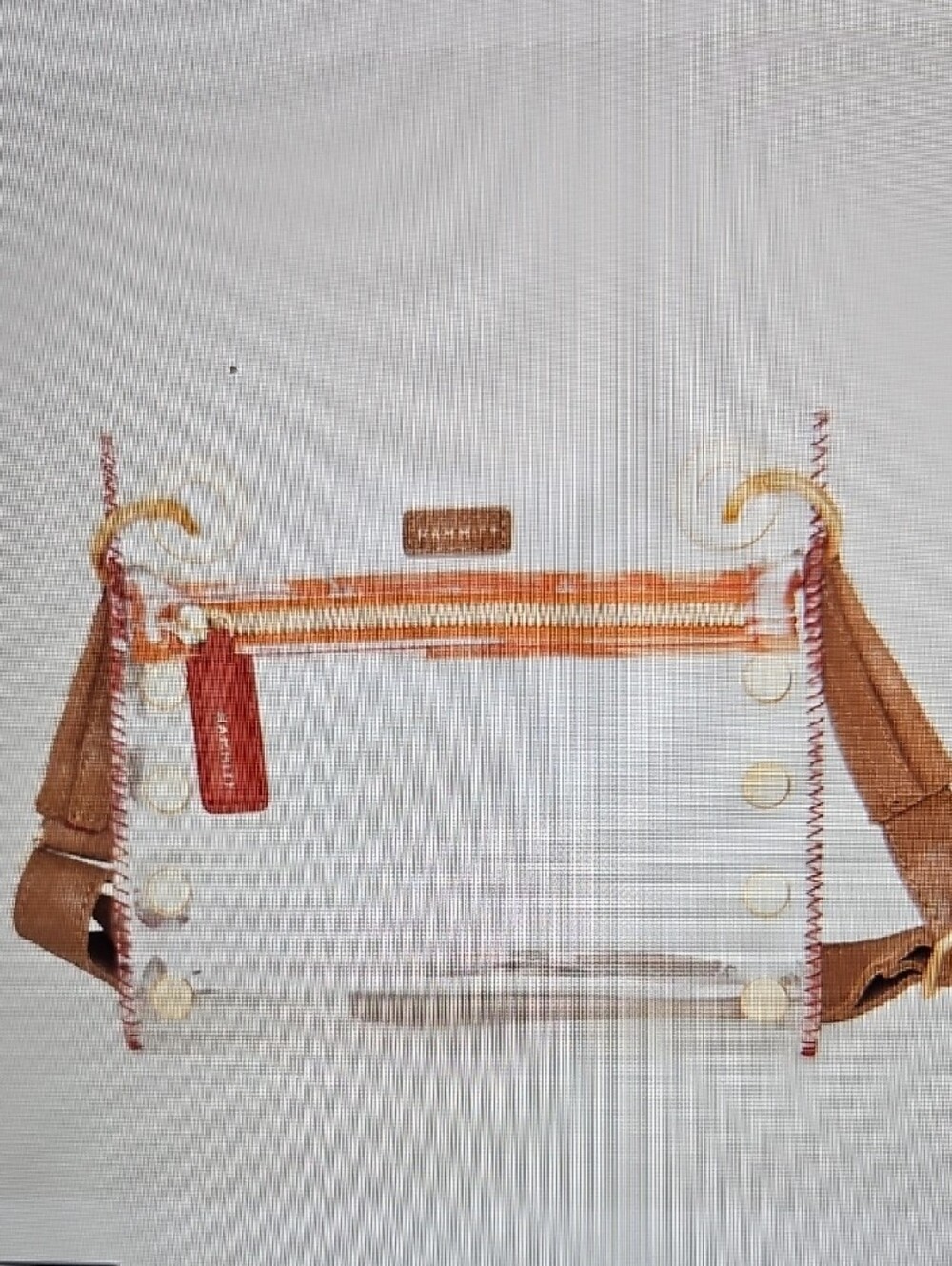 Hammitt Tony Small Clear Crossbody Gold Accents - Picture 9 of 10